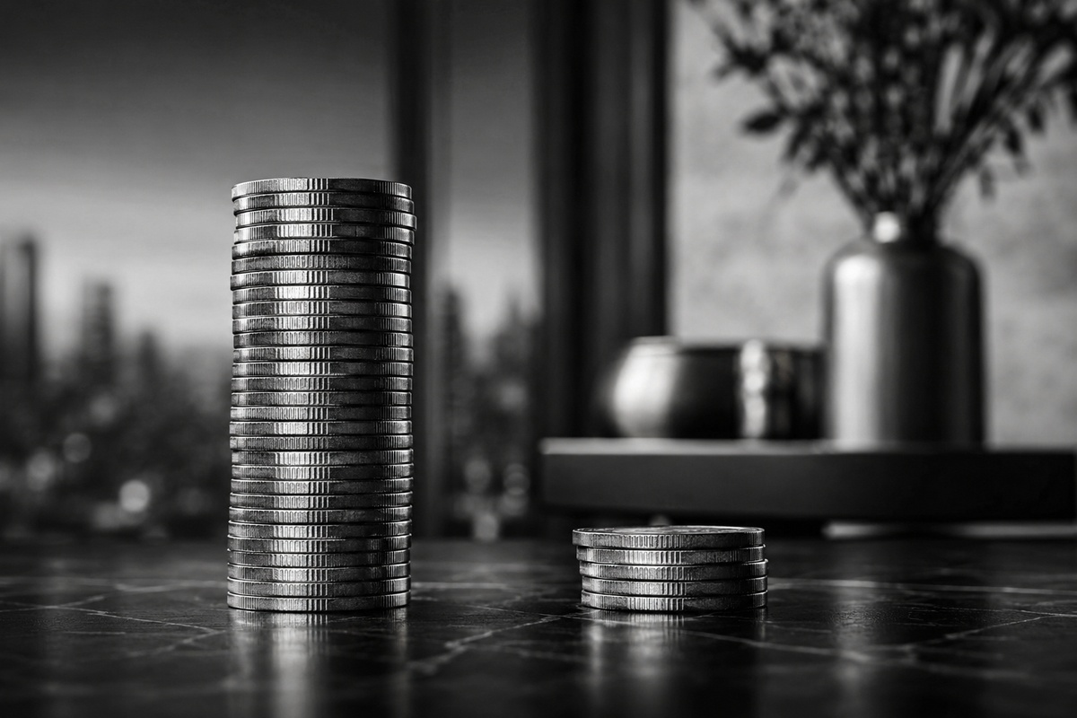 Tableau de bord financier, budget et niveau de vie